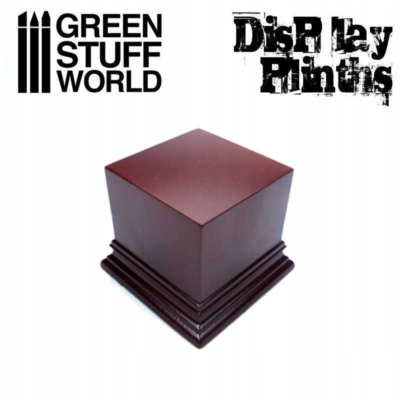 GSW 1803 Square Top Display Plinth 6x6cm - Hazelnu