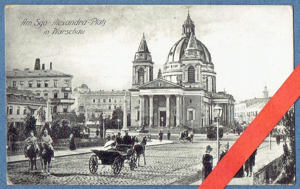 Warszawa. Plac Trzech Krzyży. Kościół św. Aleksandra. A176