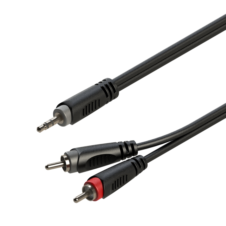 Kabel RCA - jack 3,5 mm Roxtone RAYC150L1 1 m