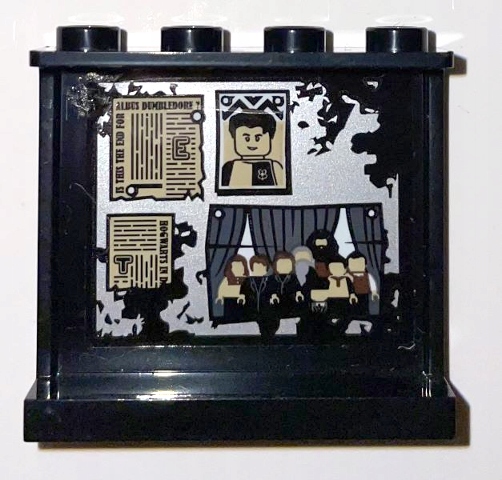 LEGO PANEL 1x4x3 ŚCIANA HARRY POTTER 60581pb181 z 75966