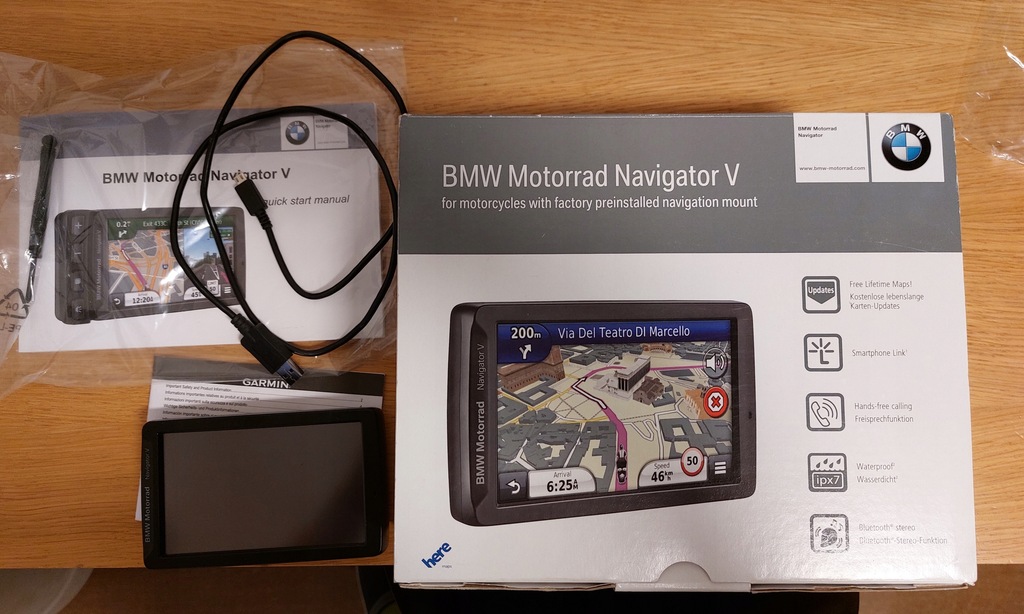 Nawigacja BMW Motorrad Navigator V 5 Garmin 12831931307 oficjalne