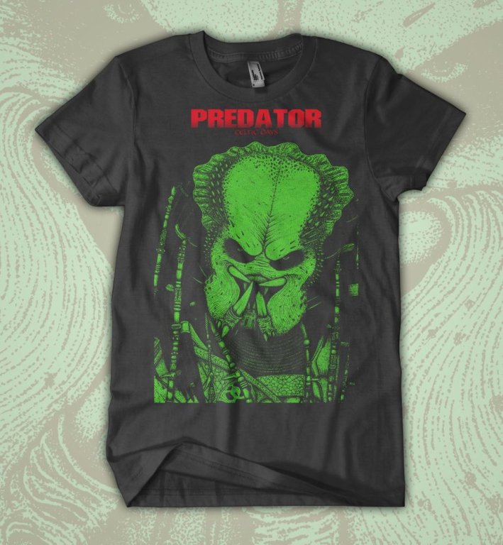 Męski T-shirt z filmu "PREDATOR: CELTIC DAYS"
