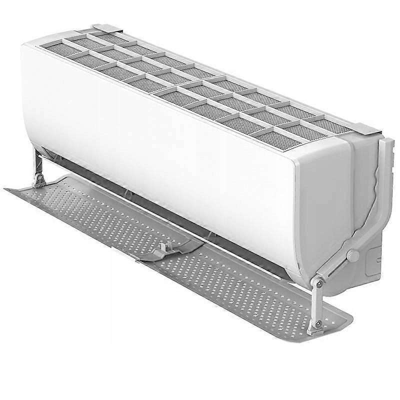 Osłona na klimatyzator z deflektorem wiatru i baffle ochronnym