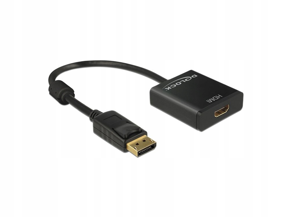 ADAPTER PRZEJŚCIÓWKA HDMI - DP PRZEWÓD AUDIO-VIDEO DELOCK