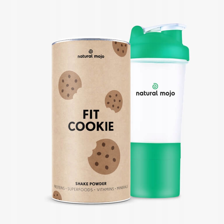 NATURAL MOJO FIT SHAKE-Zestaw Fit Cookie+ shaker