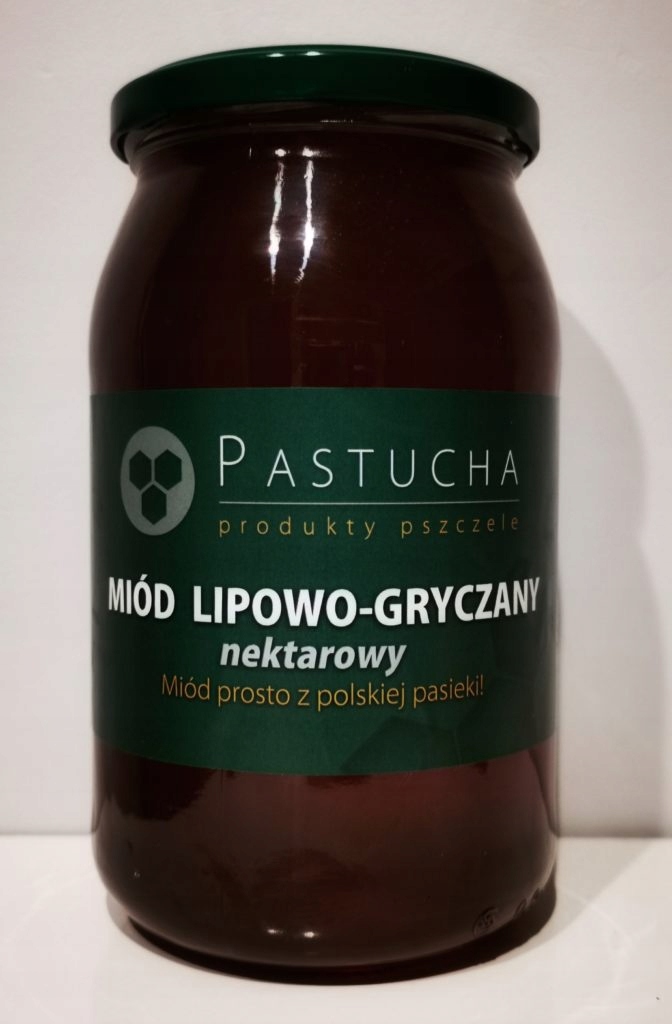 Miód lipowo-gryczany Pasieka Pastucha 1,2 kg