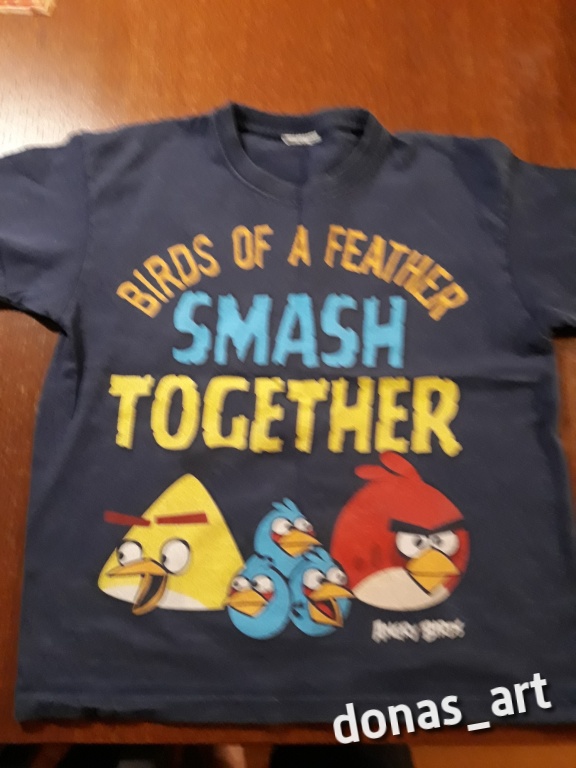 Koszulka dla dziecka T-shirt ANGRY BIRDS 5-7 lat