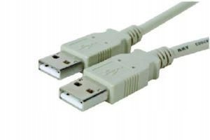 MicroConnect USB2.0 A-A 3m M-M, Szary