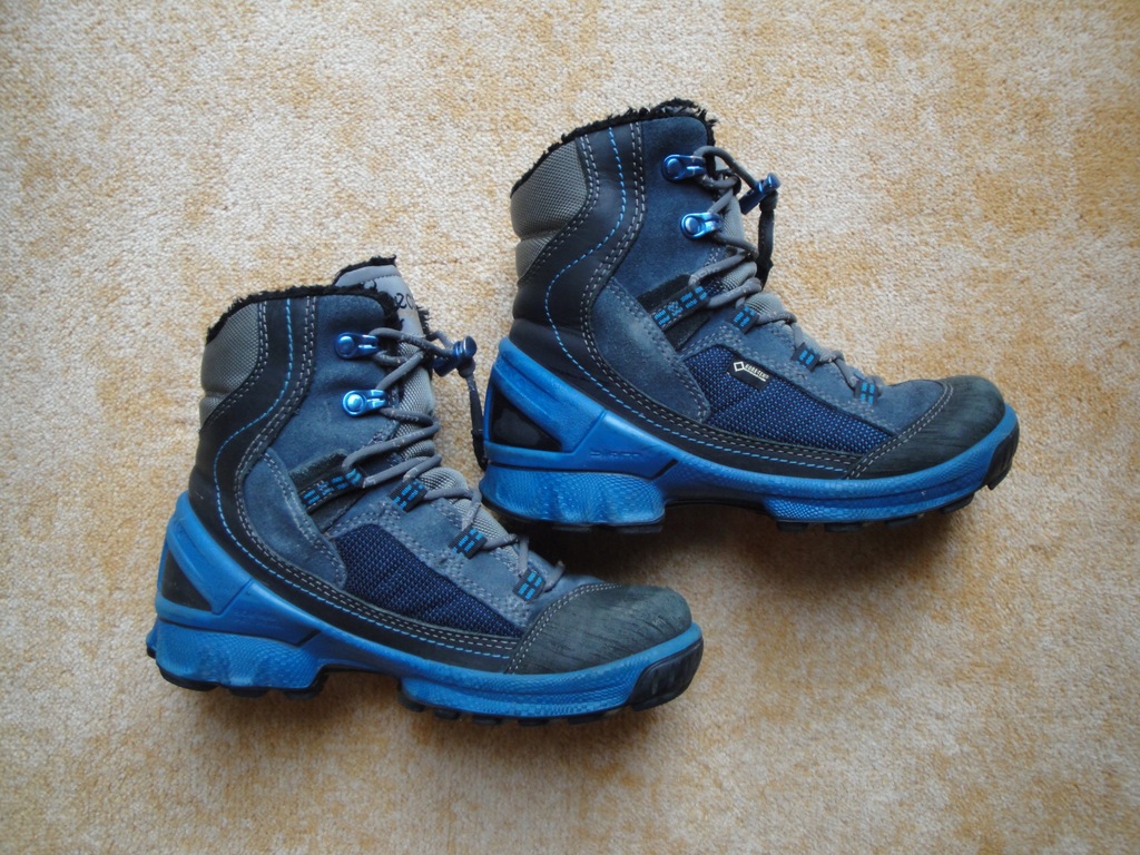 ZIMOWE BUTY ECCO BIOM HIKE KIDS rozm. 34 SUPER!