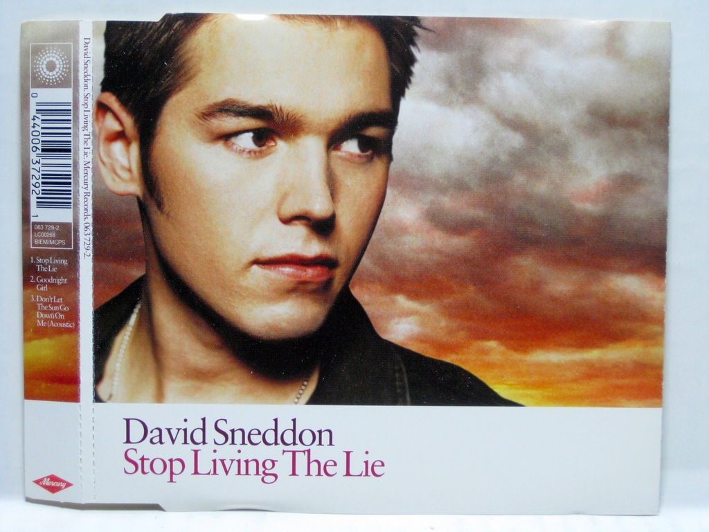 David Sneddon - Stop Living The Lie