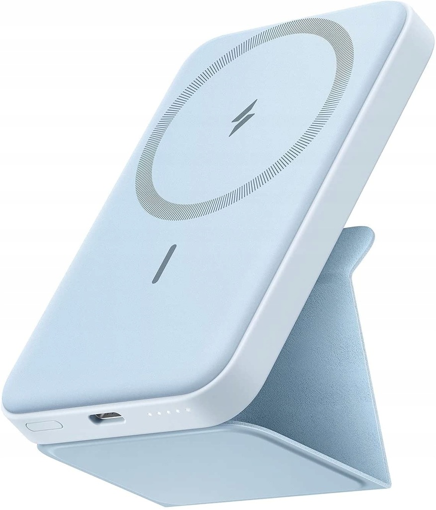 Powerbank Anker PowerCore Mag-Go 5000 mAh Niebiesk
