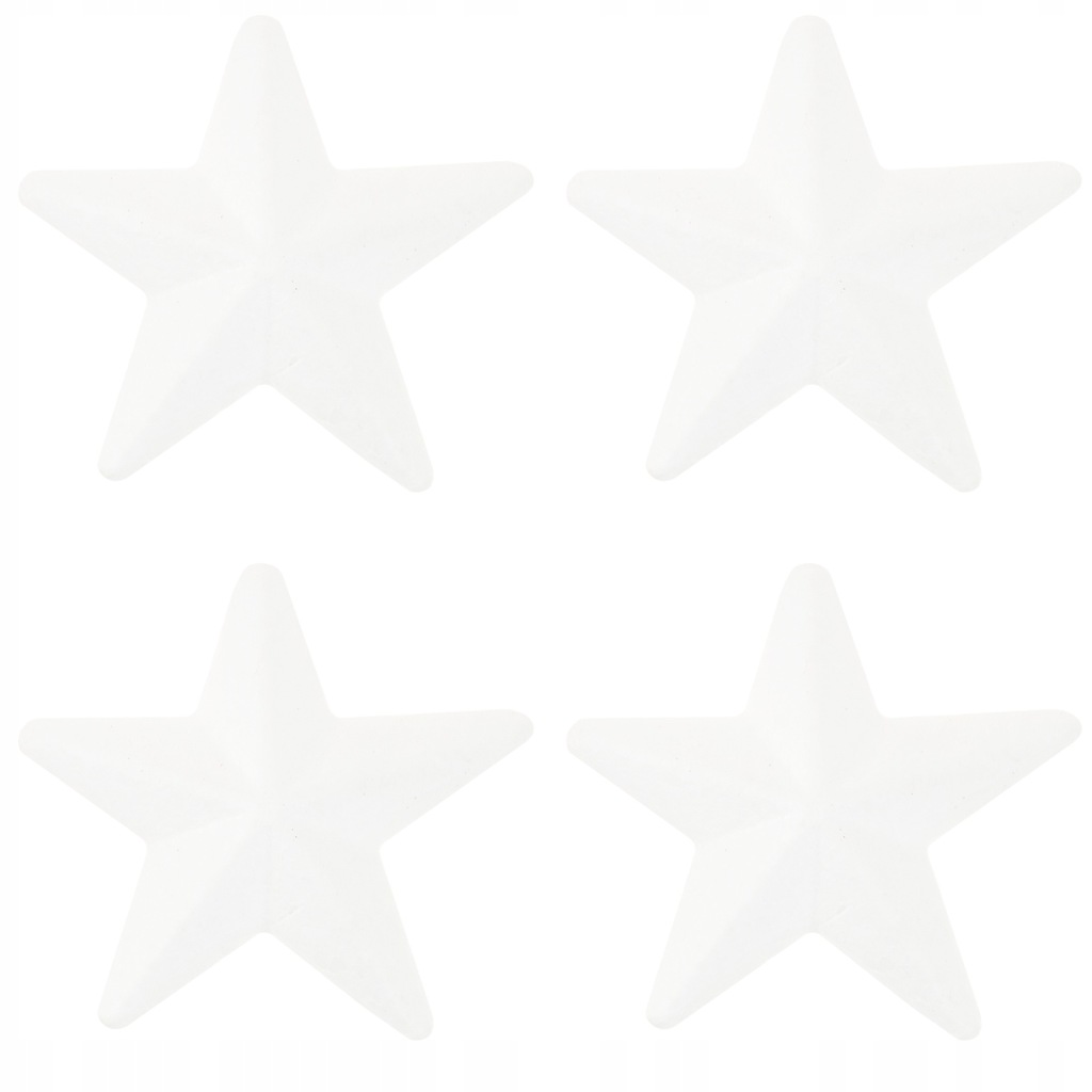 TG26248 GWIAZDKI STYROPIANOWE 9CM 4SZT GWIAZDKA GWIAZDA ze styropiany do zd