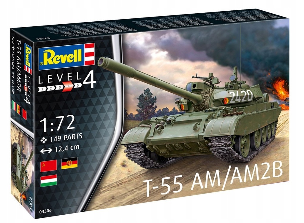 Купить НАБОР ДЛЯ МОДЕЛИРОВАНИЯ REVELL 03306 T-55AM 1:72: отзывы, фото, характеристики в интерне-магазине Aredi.ru