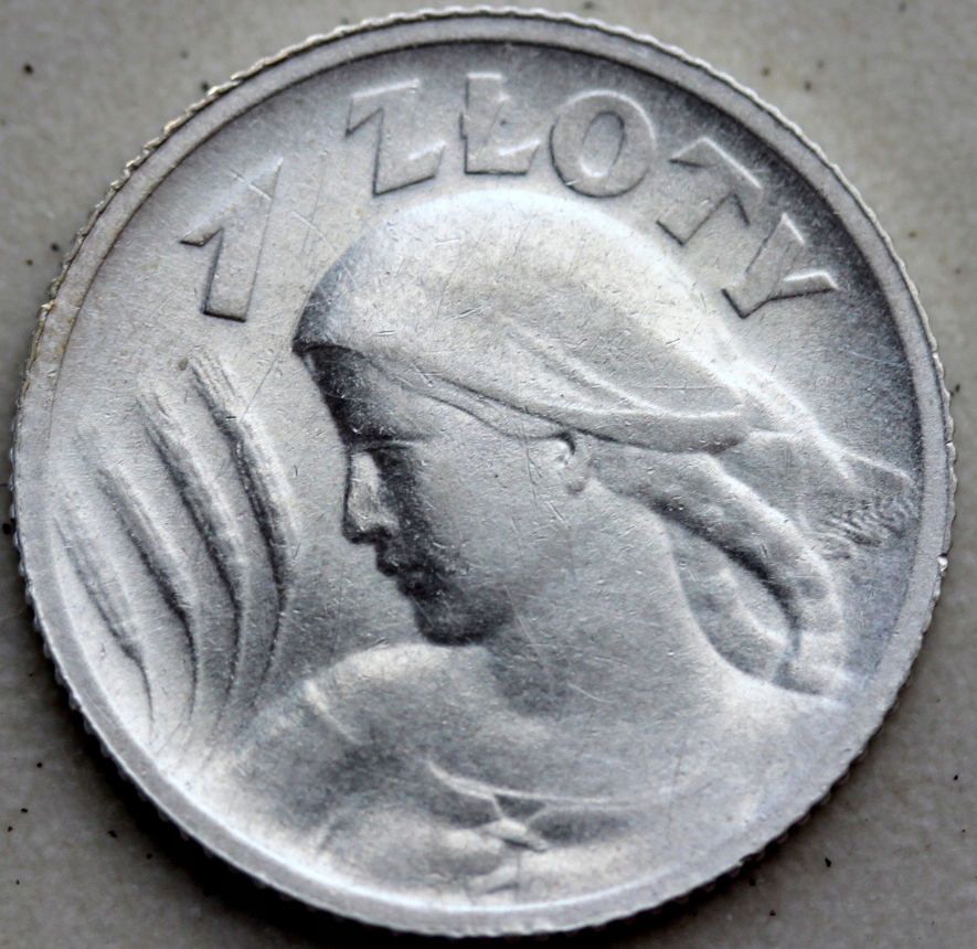 1 złoty 1924 Żniwiarka stan 1-