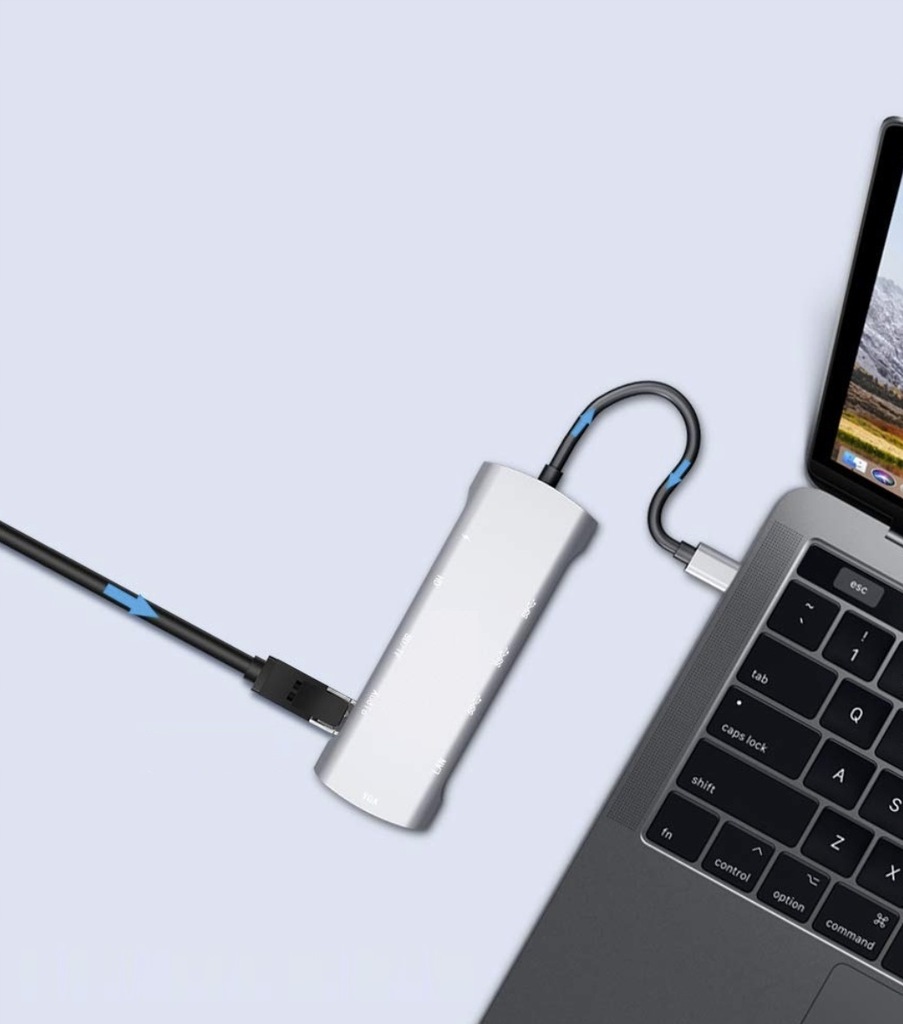 Купить 4Apple Pro HUB 10in1 USB-C LAN VGA HDMI USB MacBook: отзывы, фото, характеристики в интерне-магазине Aredi.ru