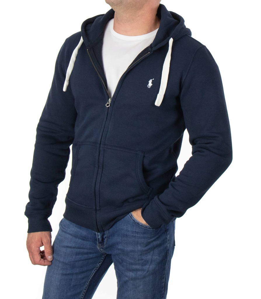 BLUZA MĘSKA RALPH LAUREN Z KAPTUREM NA ZAMEK L - 8299566348 - oficjalne