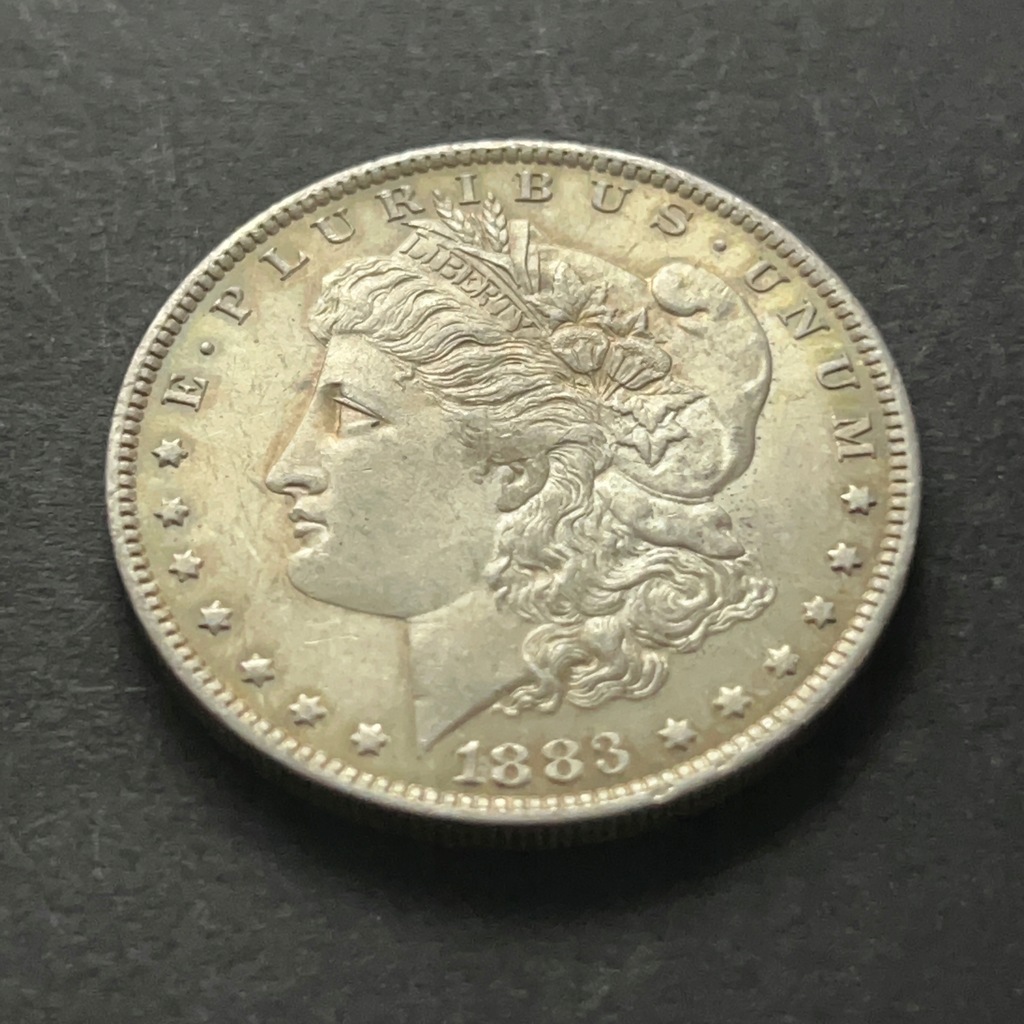 AGN, 14, USA, 1 dolar Morgan 1883O, srebro próby 0,900