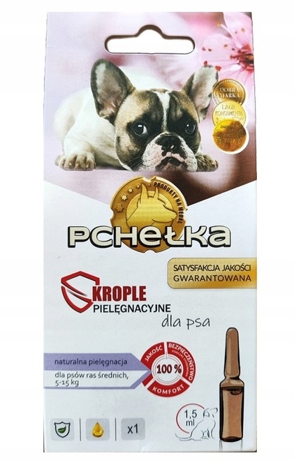 PCHEŁKA Bio krople pies 5-15 kg 1.5 ml