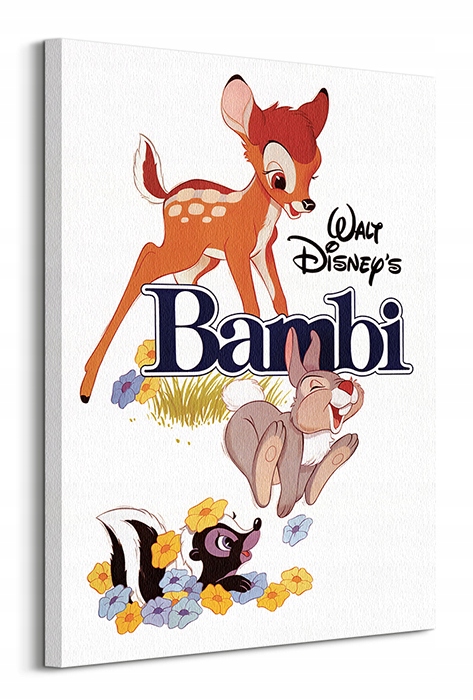 Bambi Walt Disney - obraz na płótnie 60x80 cm