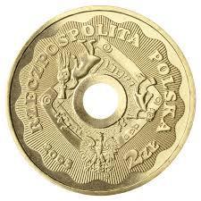 Okolicznościowa moneta 2 zł WOŚP z dziurką