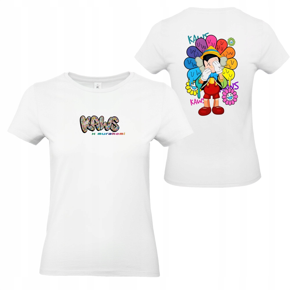 KOSZULKA DAMSKA T-SHIRT DAMSKI Pop Art KAWS TD170 S