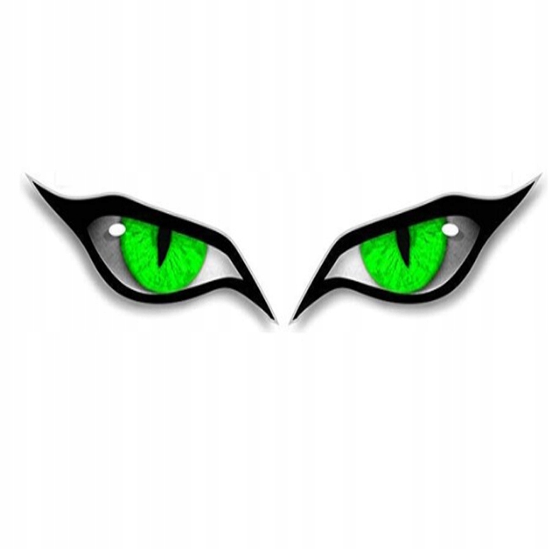 NAKLEJKi na KASK LUSTERKA 10cm/20cm OCZY devil eye