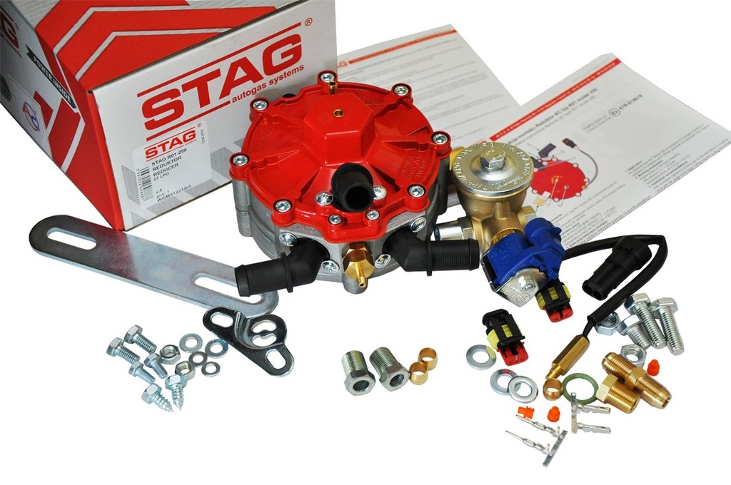 STAG R01 250 REDUKTOR PAROWNIK ZAWÓR GAZOWY FI8 !!
