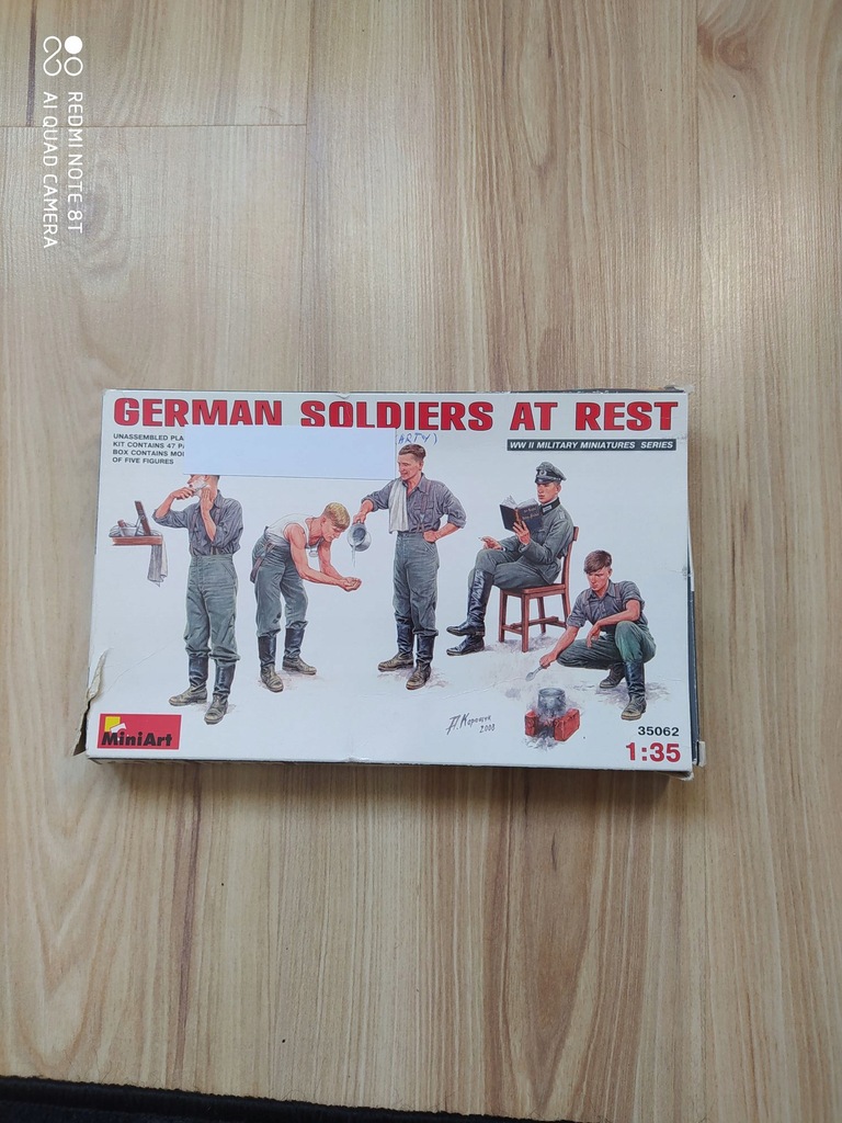 German soldiers at rest MINIART 1:35