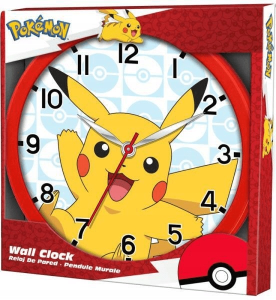 Zegar ścienny Wall clock 25cm Pokemon POK3159 Kids