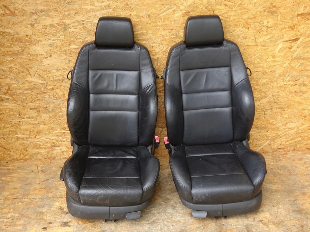 GOLF IV GTI 3D TAPICERKA FOTELE RECARO AIRBAG GRZANE KANAPA SKÓRA KOMPLET