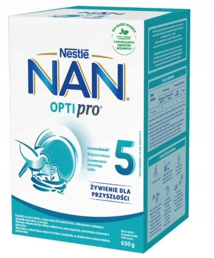 Nestle Nan Optipro 5 mleko modyfikowane 650g