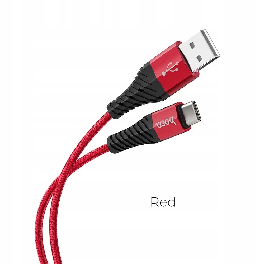HOCO kabel USB do Typ C Cool power X38 1m czerwony