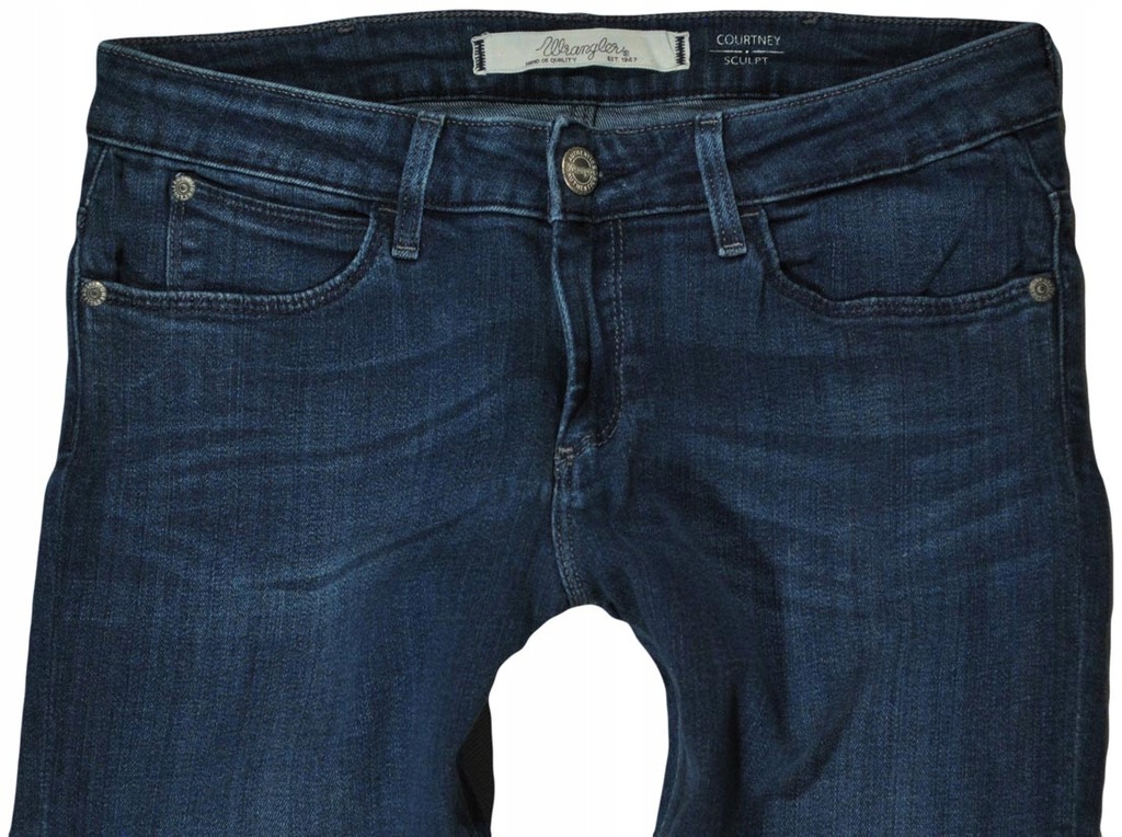 WRANGLER spodnie SKINNY low jeans COURTNEY W27 L34