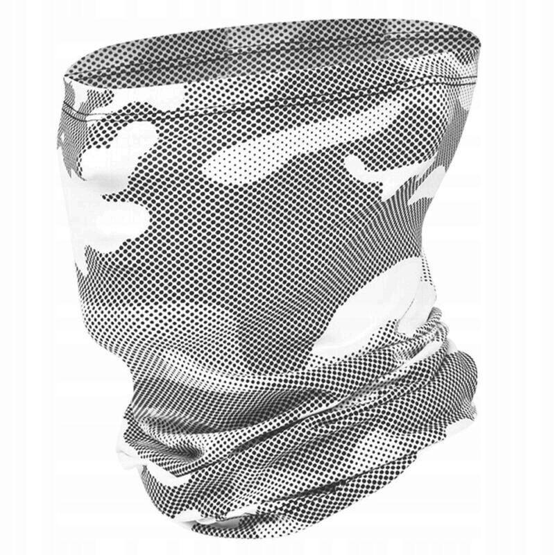 (Camouflage White) Cycling Biker Half Face Mask