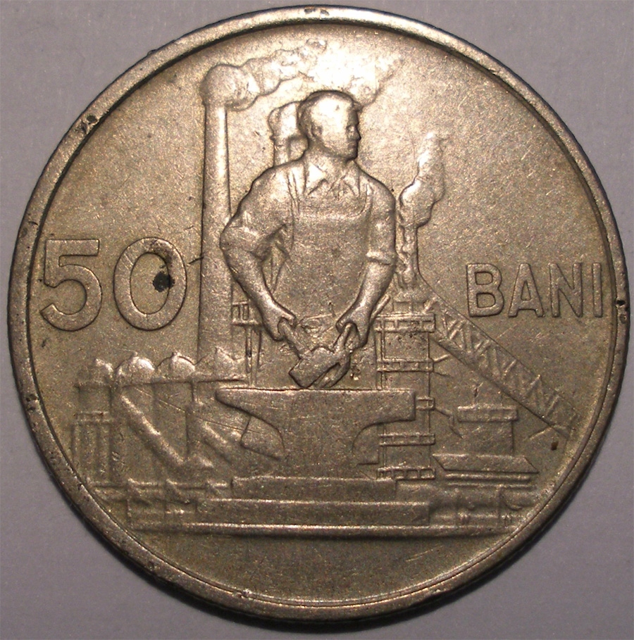 RUMUNIA 50 bani 1956, RZADSZE