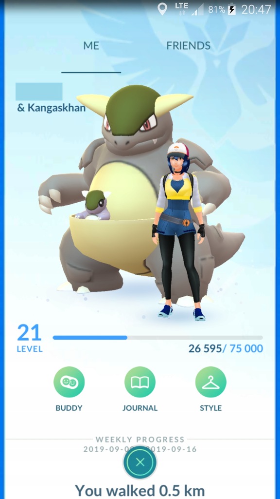 Konto Pokemon Go Shiny Kangaskhan Oficjalne Archiwum Allegro