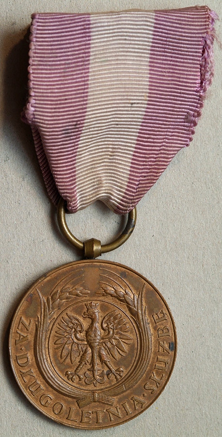 Medal Za Długoletnią Służbę, brązowy (za 10 lat)