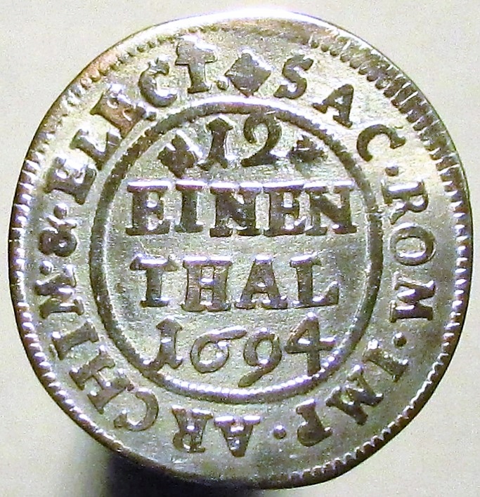 1/12 TALARA 1694 BRUNSZWIK-WOLFENBUTTEL