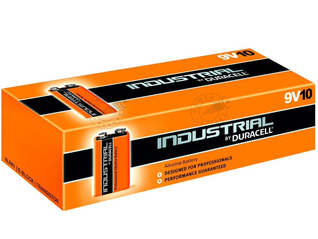 10 x BATERIA 6LR61/9V DURACELL INDUSTRIAL - 6478192176 - oficjalne ...