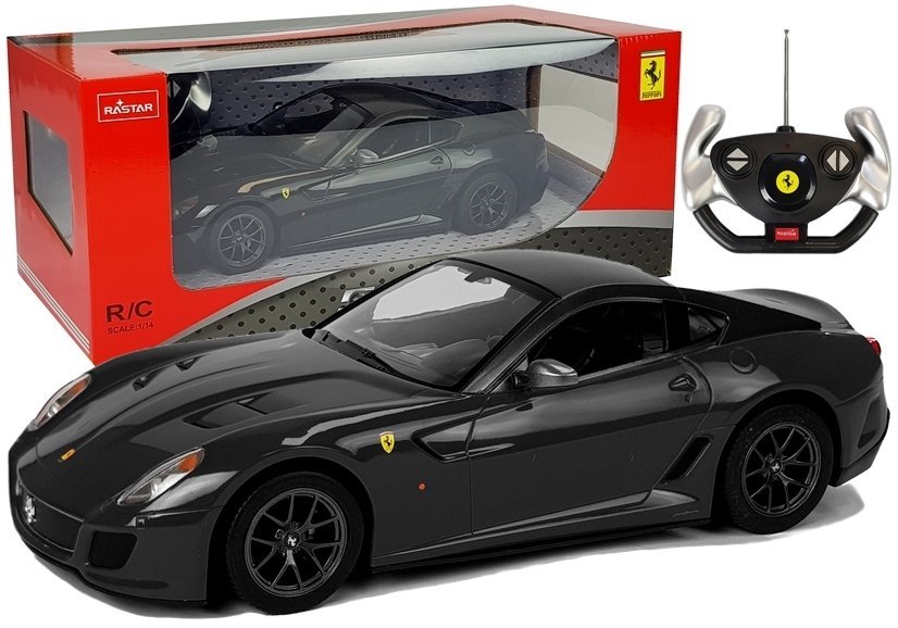 Auto R/C Ferrari 599 GTO Rastar 1:14 Czarne na Pil