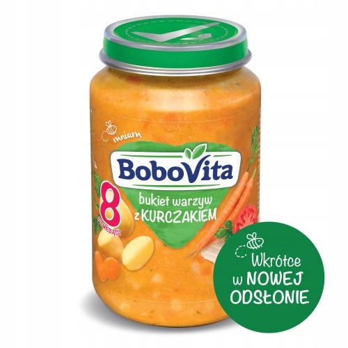 BoboVita Obiadek Bukiet warzyw z kurczakiem - 190g