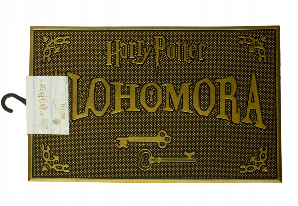 Wycieraczka pod drzwi Harry Potter Alohomora zewnętrzna gumowa 60x40 cm