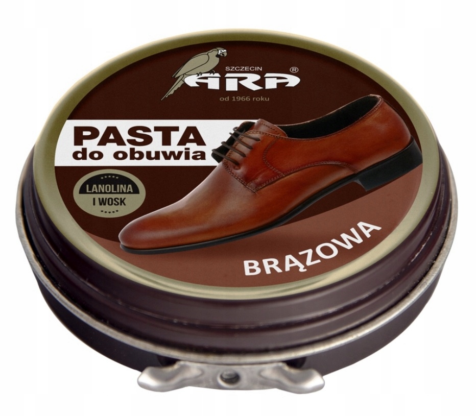 Pasta do Butów ARA 40ml Puszka BRĄZOWA