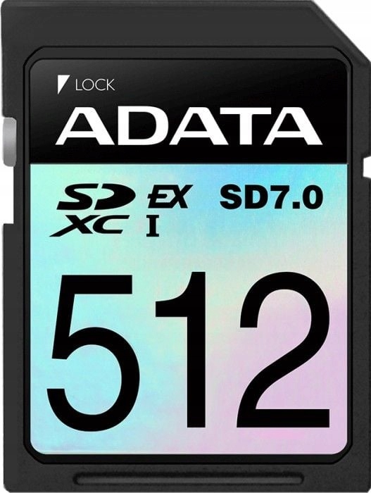 Karta ADATA Extreme SDXC 512 GB Class 10 UHSI/U3 V30 (ASD512GEX3L1C)