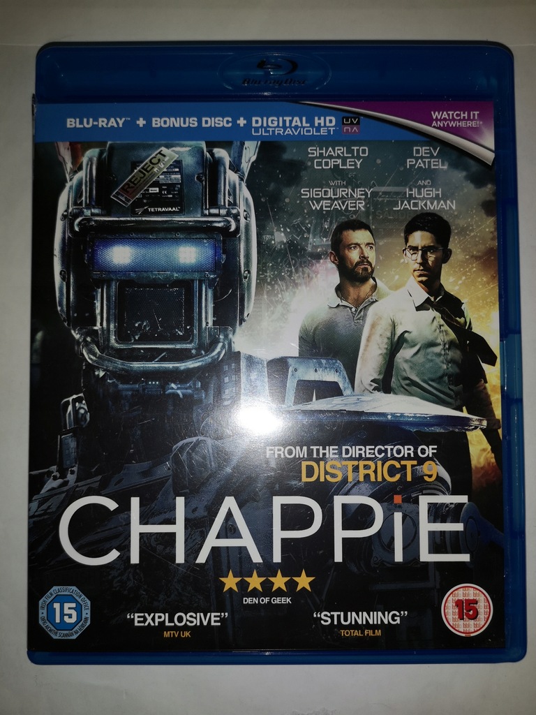 CHAPPIE BLU RAY 4K POLSKIE NAPISY