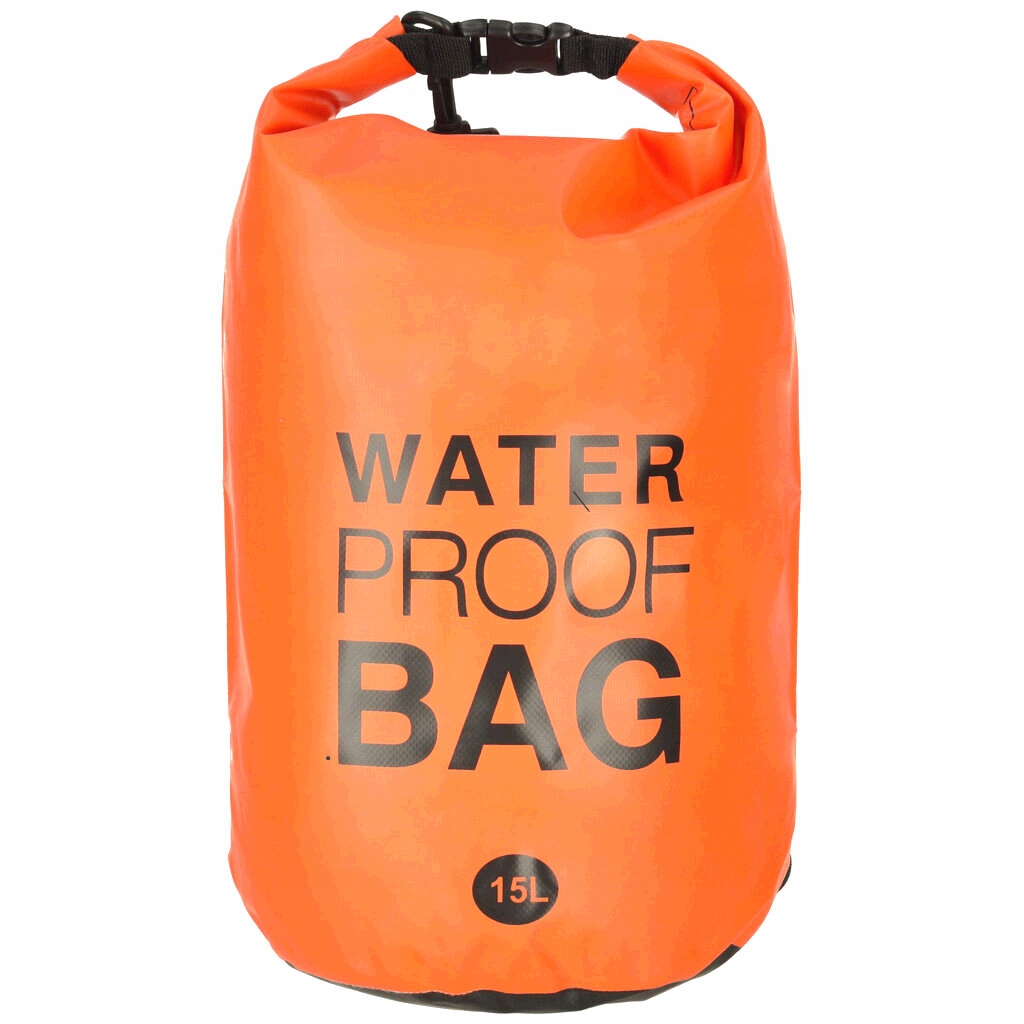 WOREK WODOSZCZELNY WODOODPORNY TORBA NA KAJAK SUP PLECAK TURYSTYCZNY 15L