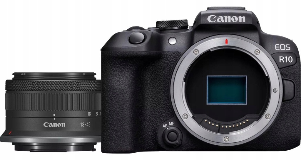 Aparat fotograficzny - Canon EOS R10 + obiektyw RF-S 18-45mm F4.5-6.3 IS ST