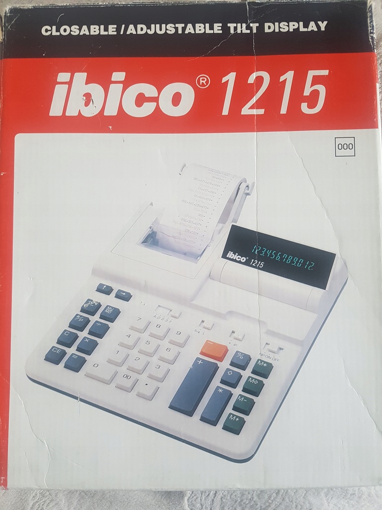 IBICO 1215 kalkulator elektroniczny, drukujący