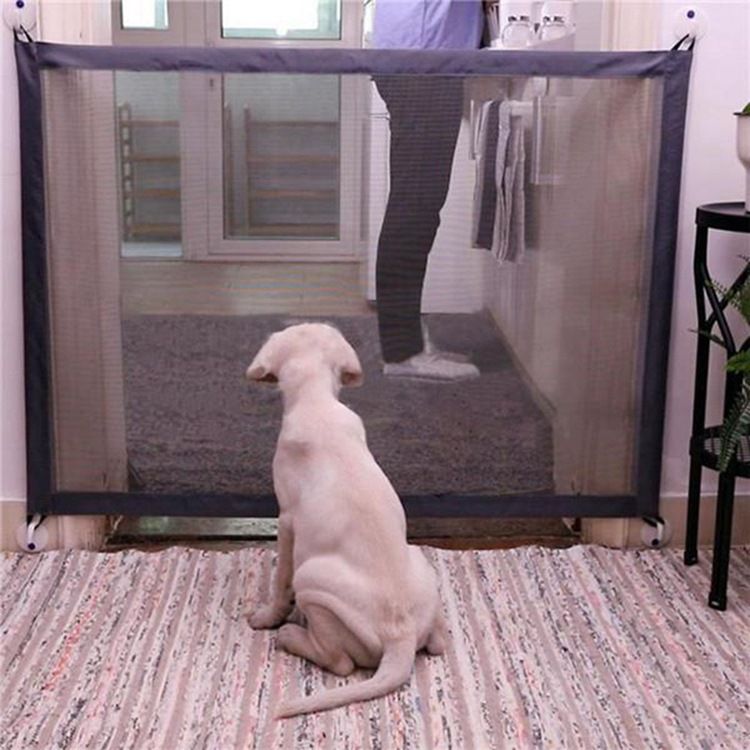 Bramka zabezpieczająca przegroda drzwi dla psa (szer. 110 cm x wys.72 cm