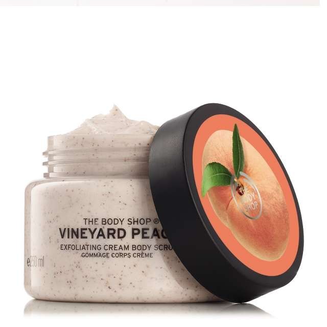 THE BODY SHOP_VINEYARD PEACH BODY SCRUB_peeling250